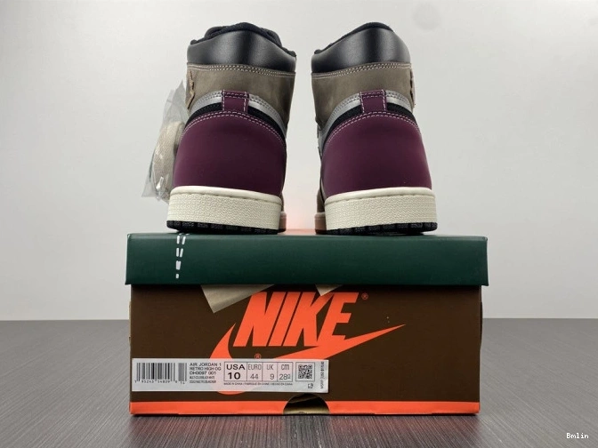 Bmlin Shoes Hand Jordan High Air OG 1 Crafted DH3097-001 0815